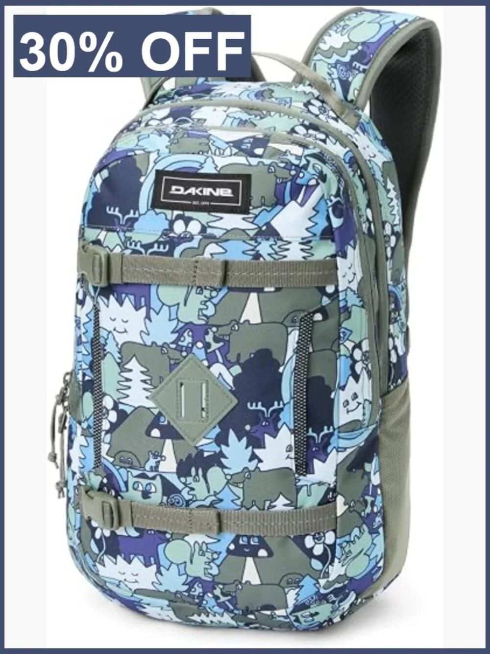 18L Daypack Backpack with Laptop Sleeve, Adjustable Sternum Strap, Reflective